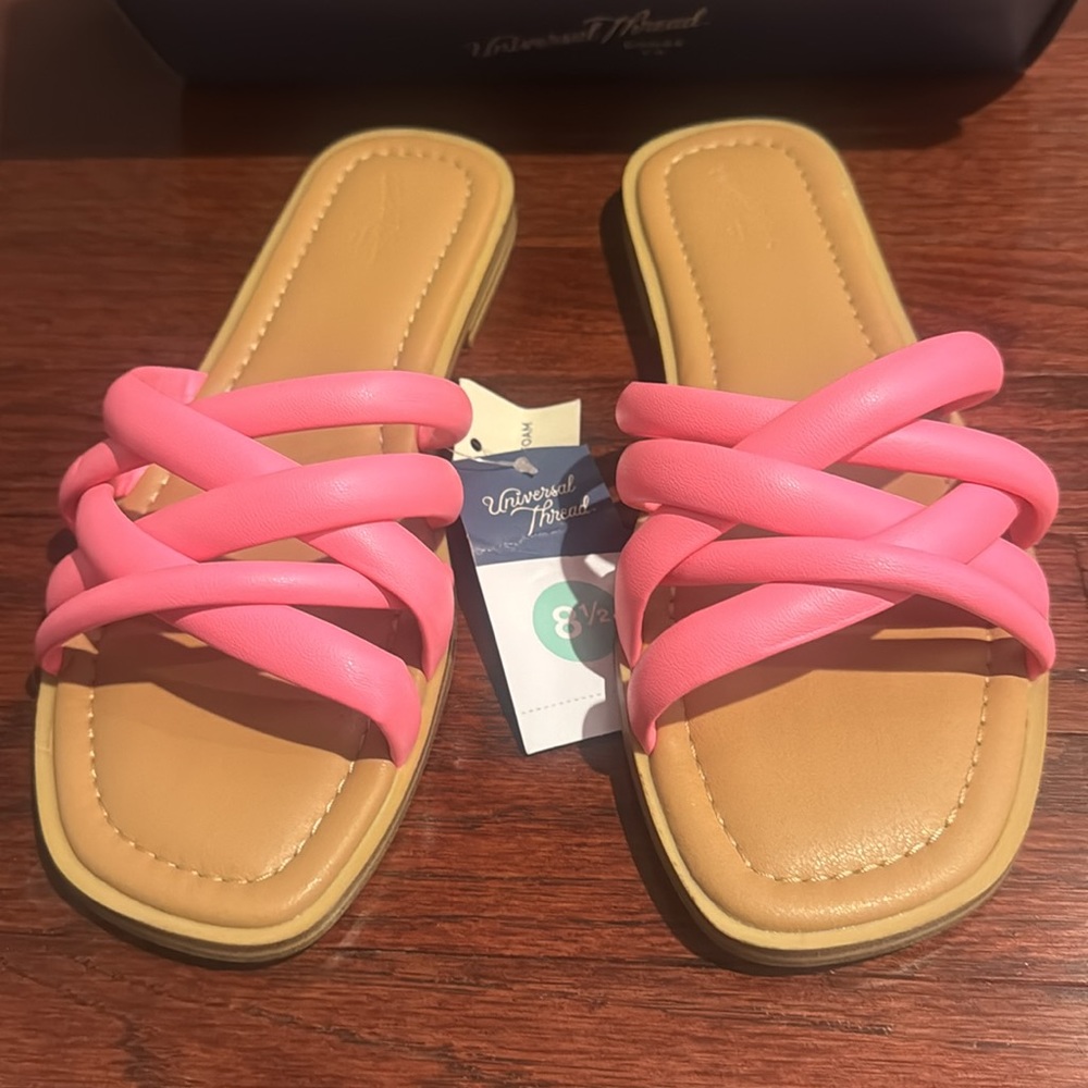 Universal thread, Rian comfort, flat sandals, pin… - image 3